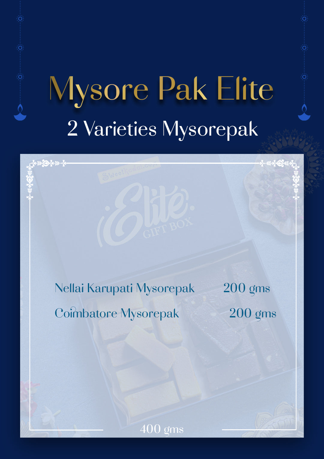Elite Mysore Pak Dabba