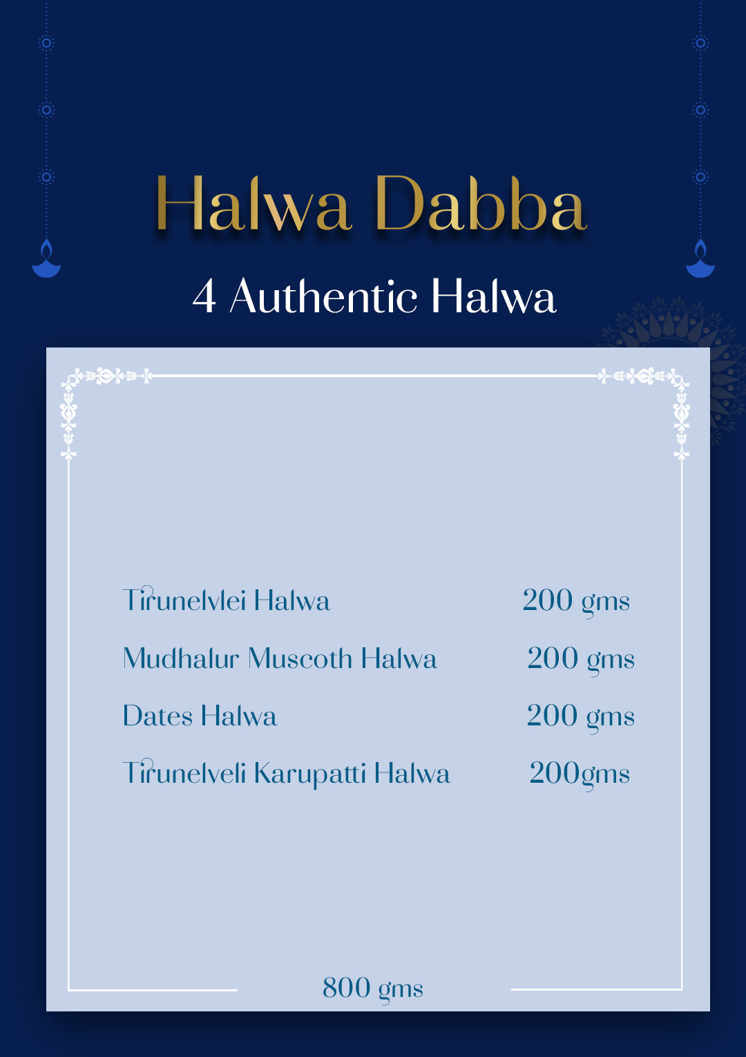 Traditional Halwa Dabba