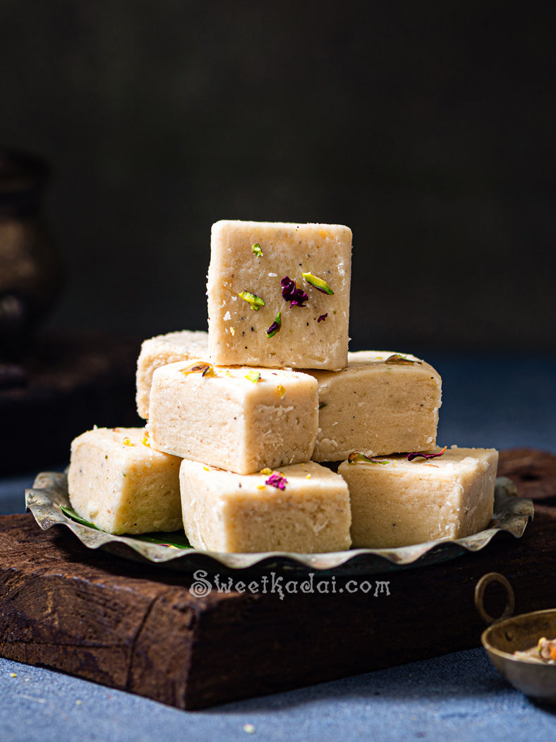 Soan Papadi Burfi.