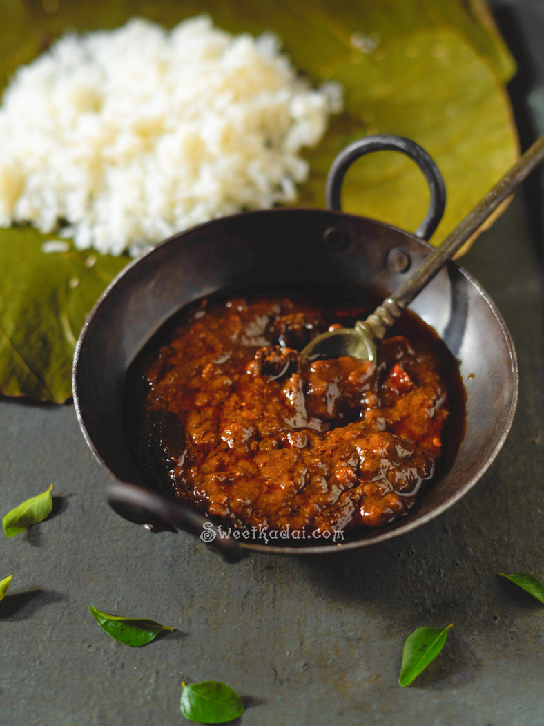 Homemade Puliyothorai Ready Mix