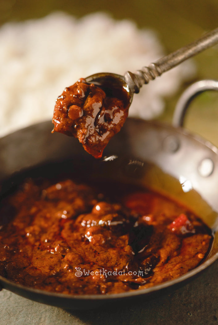 Homemade Puliyothorai Ready Mix